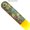 Garden with Sunflowers glass nail file from World Collection - Bedlam