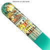 Malcesine on Lake Garda glass nail file from World Collection - Bedlam